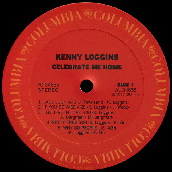Kenny Loggins - Celebrate Me Home (LP) (Near Mint (NM or M-)) - Image 5