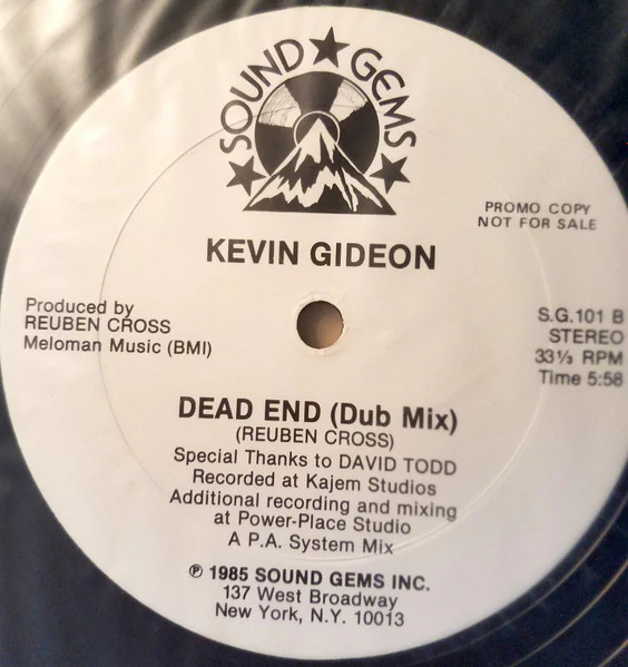 Kevin Gideon - Dead End (12") (Very Good Plus (VG+)) - Image 2
