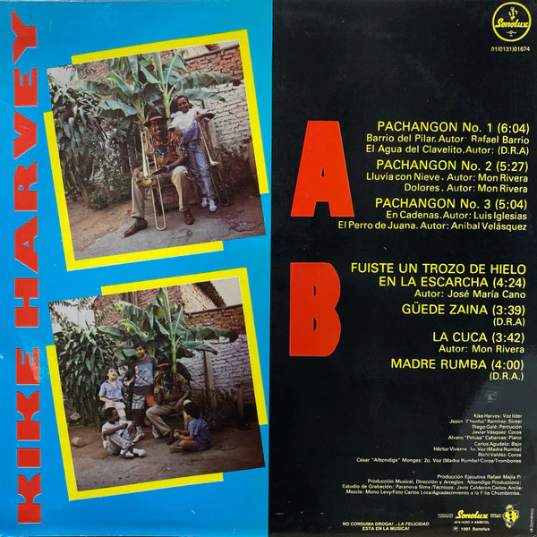 Kike Harvey - Salsa, Pachanga Y Amor (LP) (Very Good Plus (VG+)) - Image 2