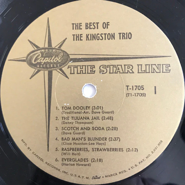 Kingston Trio - The Best Of The Kingston Trio (LP) (Mint (M)) - Image 3