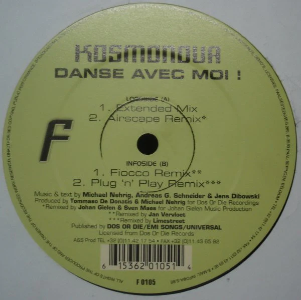 Kosmonova - Danse Avec Moi (12") (Very Good Plus (VG+))