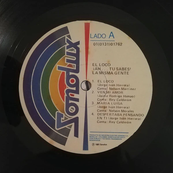 La Misma Gente - El Loco ¡Ah... Tú Sabes! (LP) (Near Mint (NM or M-)) - Image 3