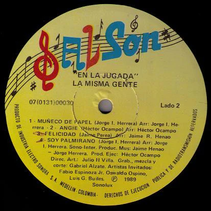La Misma Gente - En La Jugada (LP) (Very Good Plus (VG+)) - Image 4