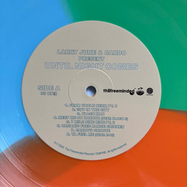 Larry June & Cardo - Until Night Comes (LP) (Mint (M)) - Image 3