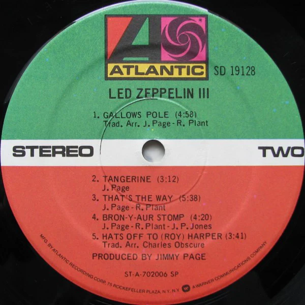 Led Zeppelin - Led Zeppelin III (LP) (Near Mint (NM or M-)) - Image 5
