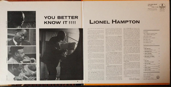 Lionel Hampton - You Better Know It!!! (LP) (Very Good (VG)) - Image 3