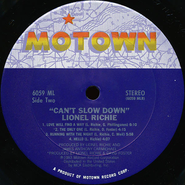 Lionel Richie - Can't Slow Down (LP) (Mint (M)) - Image 5