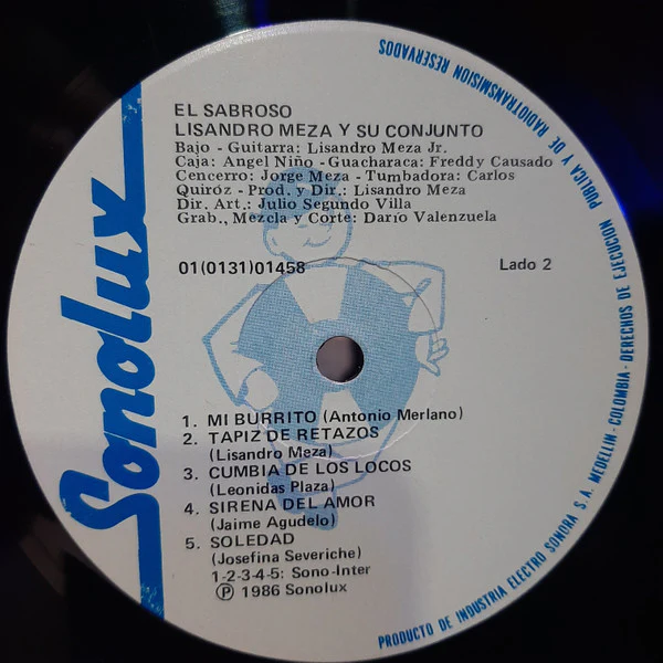 Lisandro Meza Y Su Conjunto - El Sabroso (LP) (Mint (M)) - Image 4