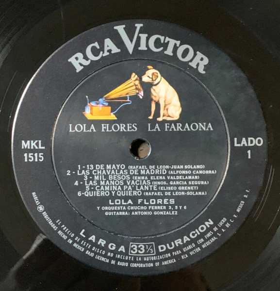 Lola Flores - La Faraona (LP) (Very Good Plus (VG+)) - Image 3