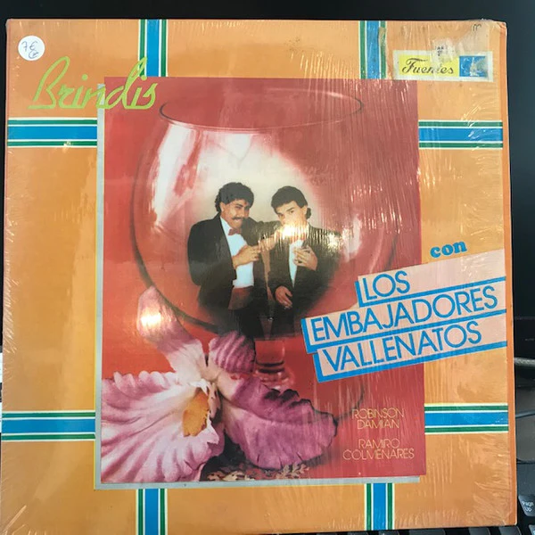 Los Embajadores Vallenatos - Brindis con Los Embajadores Vallenatos (LP) (Near Mint (NM or M-))