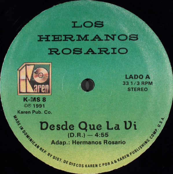 Los Hermanos Rosario - Desde Que La Vi / Me Vas A Buscar (12") (Near Mint (NM or M-))