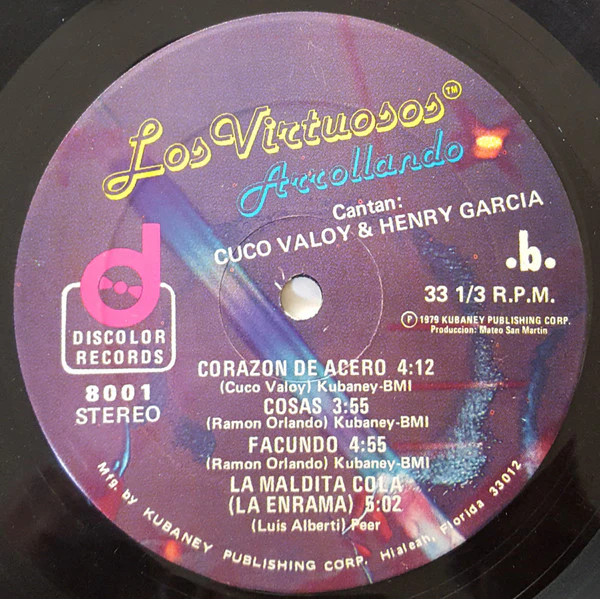 Los Virtuosos - Arrollando (LP) (Very Good Plus (VG+)) - Image 4
