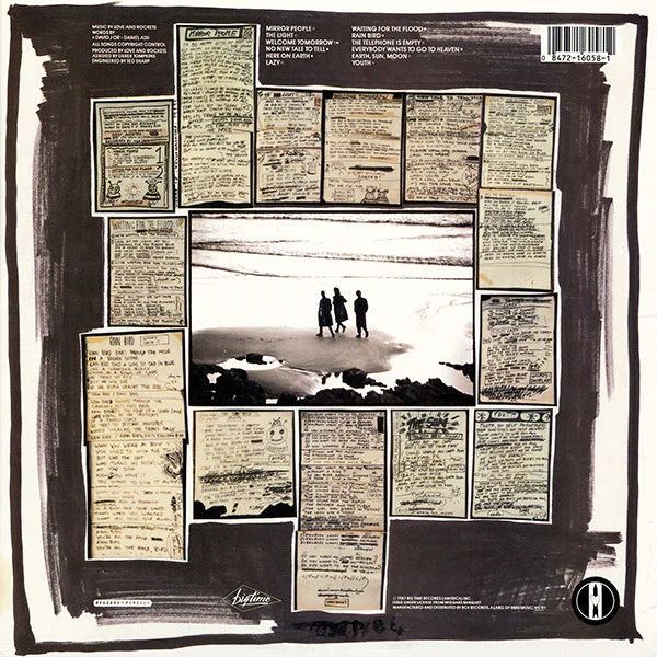 Love And Rockets - Earth • Sun • Moon (LP) (Near Mint (NM or M-)) - Image 2