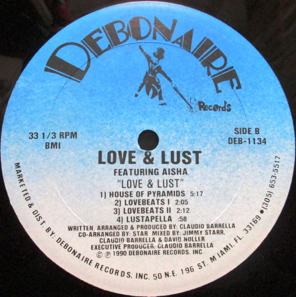 Love & Lust Featuring Aisha - Love & Lust (12") (Near Mint (NM or M-)) - Image 2