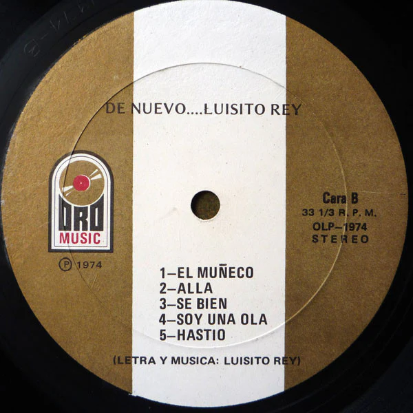 Luisito Rey - De Nuevo (LP) (Very Good Plus (VG+)) - Image 4