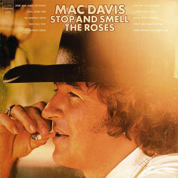 Mac Davis - Stop And Smell The Roses (LP) (Mint (M))