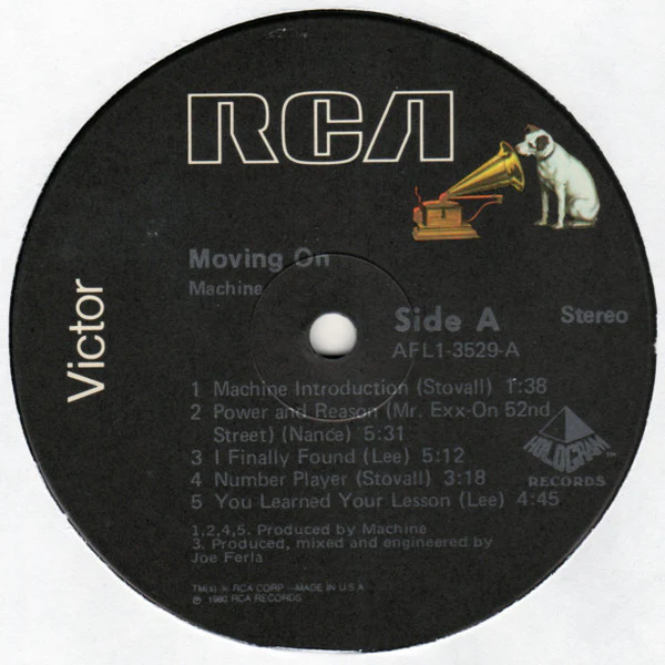 Machine - Moving On (LP) (Near Mint (NM or M-)) - Image 3