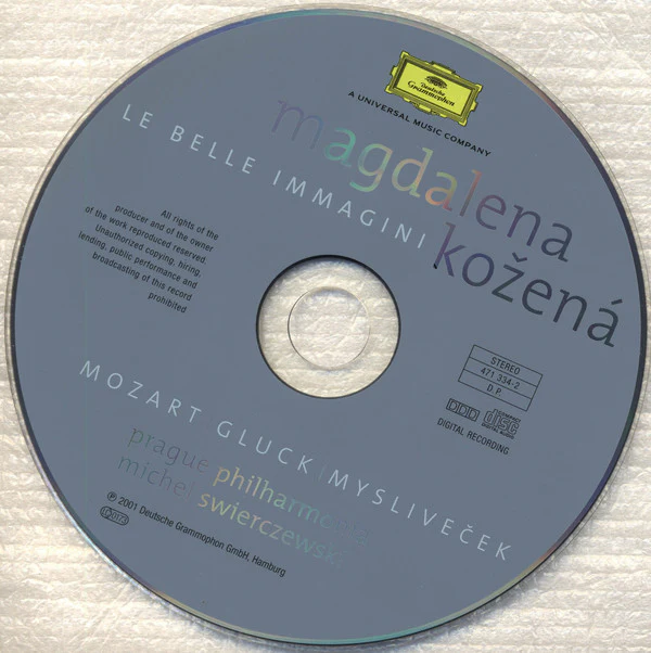 Magdalena Kožená - Wolfgang Amadeus Mozart • Christoph Willibald Gluck • Josef Mysliveček - Le Belle Immagini (CD) (Near Mint (NM or M-)) - Image 3