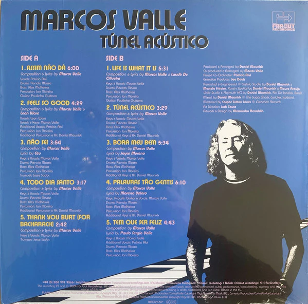 Marcos Valle - Túnel Acústico (LP) (Mint (M)) - Image 3