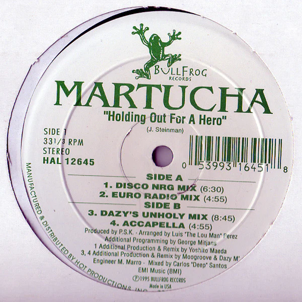 Martucha - Holding Out For A Hero (12") (Mint (M))