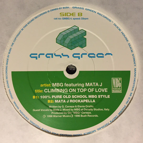 MBG - Climbing On Top Of Love (2x12") (Very Good Plus (VG+)) - Image 2