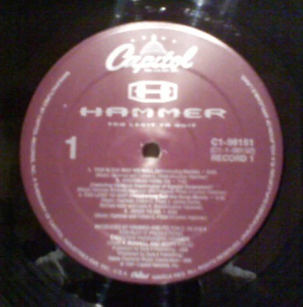 MC Hammer - Too Legit To Quit (2xLP) (Very Good (VG)) - Image 4