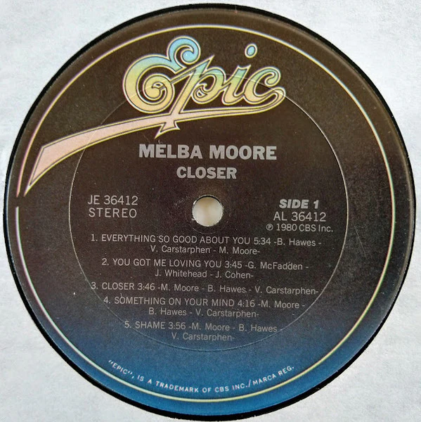 Melba Moore - Closer (LP) (Mint (M)) - Image 3