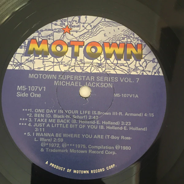 Michael Jackson - Michael Jackson (LP) (Near Mint (NM or M-)) - Image 3