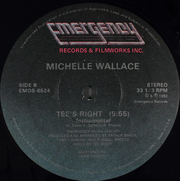 Michelle Wallace - It's Right (12") (Very Good Plus (VG+)) - Image 2