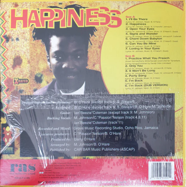 Mikey Spice - Happiness (LP) (Very Good Plus (VG+)) - Image 2