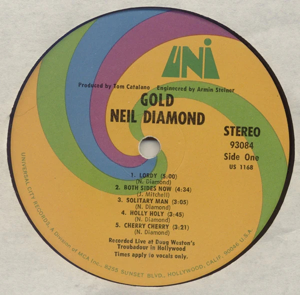 Neil Diamond - Gold (LP) (Very Good Plus (VG+)) - Image 3