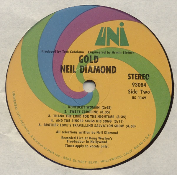Neil Diamond - Gold (LP) (Very Good Plus (VG+)) - Image 4