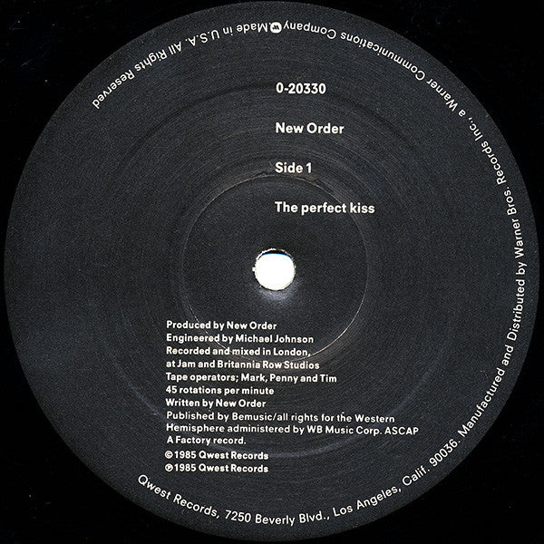 New Order - The Perfect Kiss (12") (Very Good Plus (VG+)) - Image 3