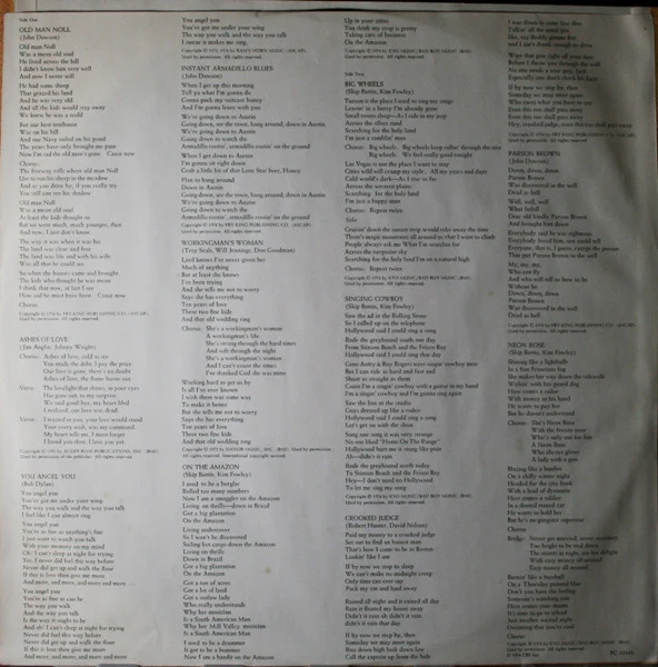 New Riders Of The Purple Sage - Brujo (LP) (Mint (M)) - Image 3