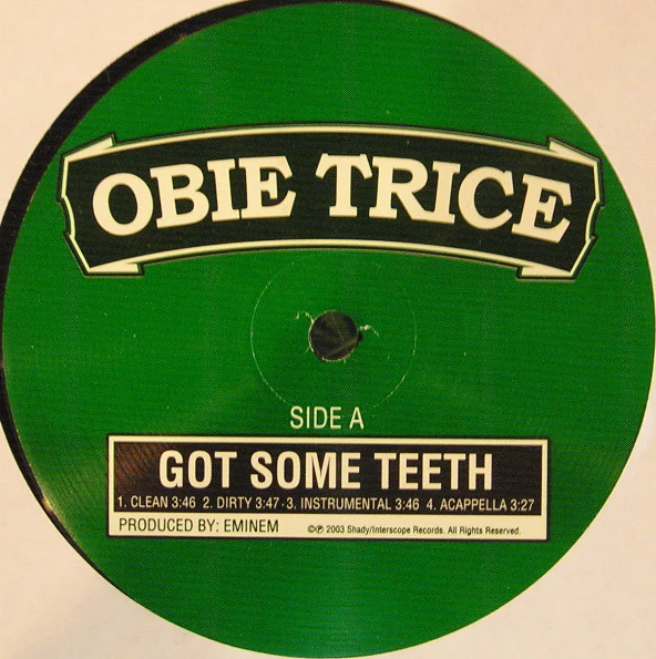 Obie Trice - Got Some Teeth / S*** Hits The Fan (12") (Mint (M)) - Image 2