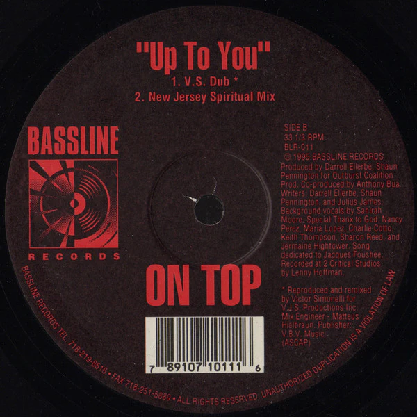 On Top - Up To You (12") (Very Good Plus (VG+)) - Image 2