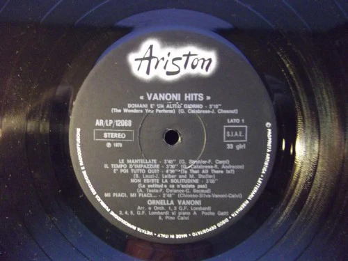 Ornella Vanoni - Vanoni Hits (LP) (Mint (M)) - Image 2
