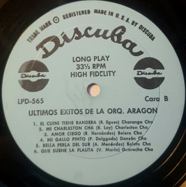 Orquesta Aragon - Ultimos Exitos De Aragon (LP) (Very Good Plus (VG+)) - Image 4