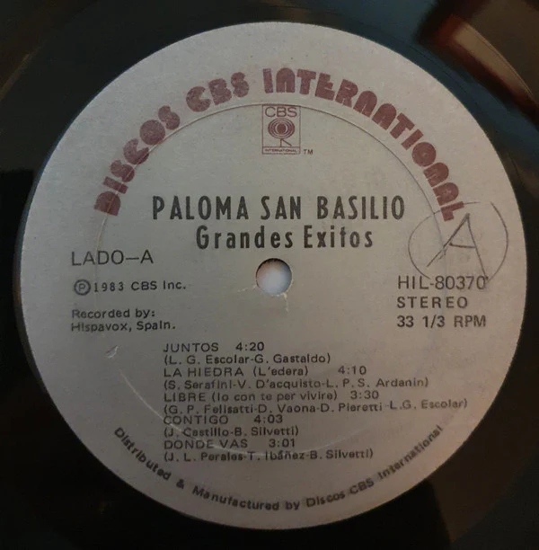 Paloma San Basilio - Grandes Éxitos (LP) (Very Good Plus (VG+)) - Image 3