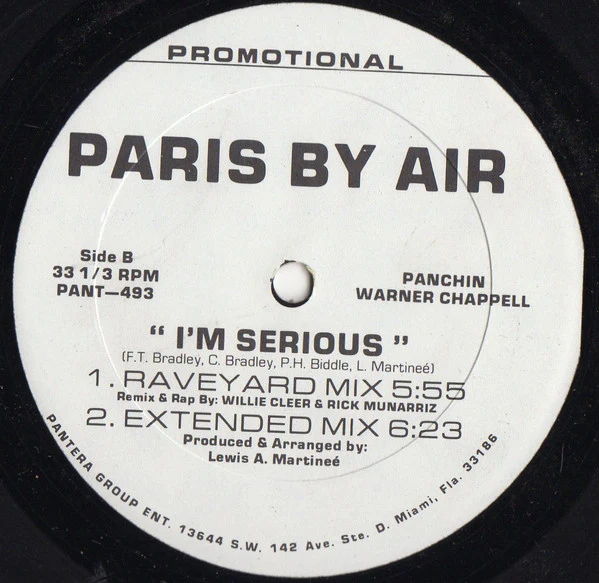 Paris By Air - I'm Serious (12") (Very Good Plus (VG+)) - Image 4