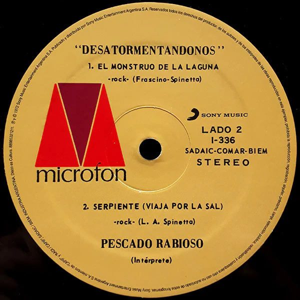 Pescado Rabioso - Desatormentándonos (LP) (Mint (M)) - Image 4