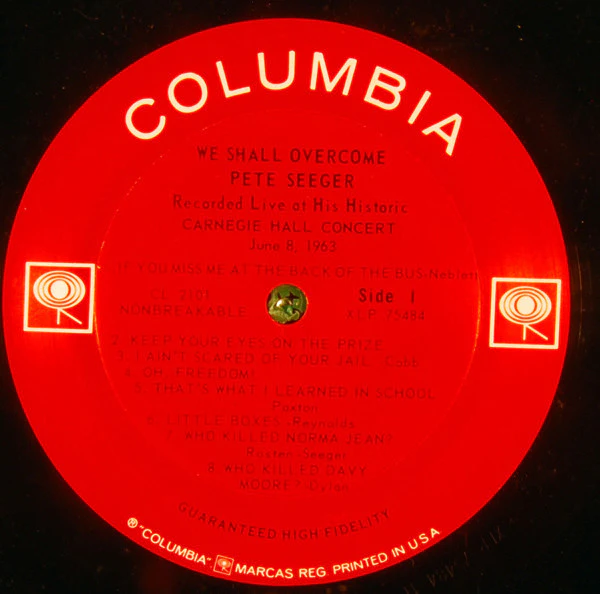 Pete Seeger - We Shall Overcome (LP) (Very Good Plus (VG+)) - Image 3