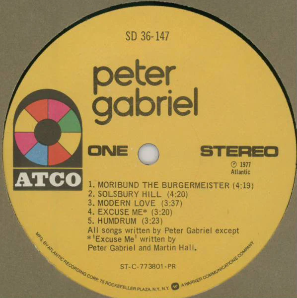 Peter Gabriel - Peter Gabriel (LP) (Very Good Plus (VG+)) - Image 5