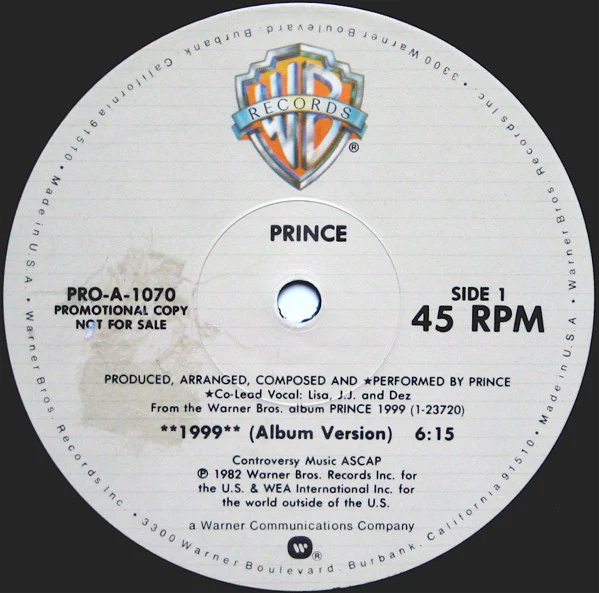 Prince - 1999 (12") (Very Good (VG)) - Image 2