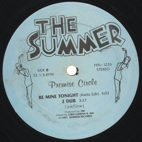 Promise Circle - Be Mine Tonight (12") (Very Good Plus (VG+)) - Image 2