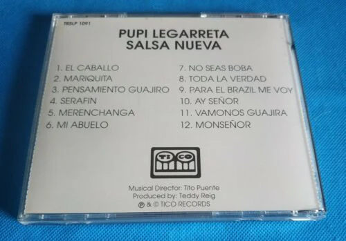 Pupi Y Su Charanga, Pupi Legarreta - Salsa Nueva (CD) (Near Mint (NM or M-)) - Image 2
