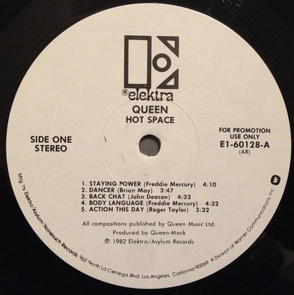 Queen - Hot Space (LP) (Near Mint (NM or M-)) - Image 3