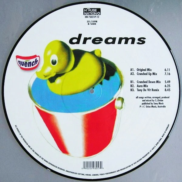 Quench - Dreams (12") (Very Good Plus (VG+)) - Image 2
