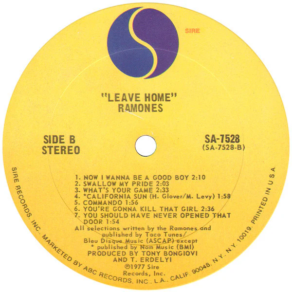 Ramones - Leave Home (LP) (Very Good Plus (VG+)) - Image 4