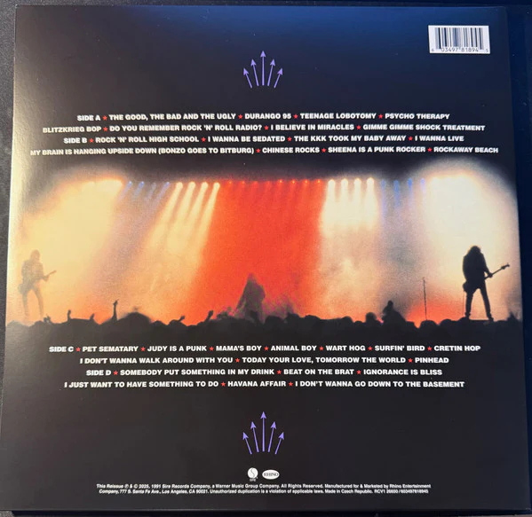 Ramones - Loco Live (LP) (Mint (M)) - Image 2